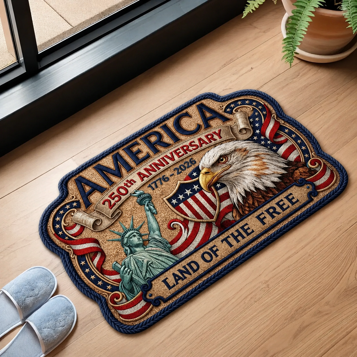🎁Last Day 50% OFF🔥America 250th Anniversary Family Doormat