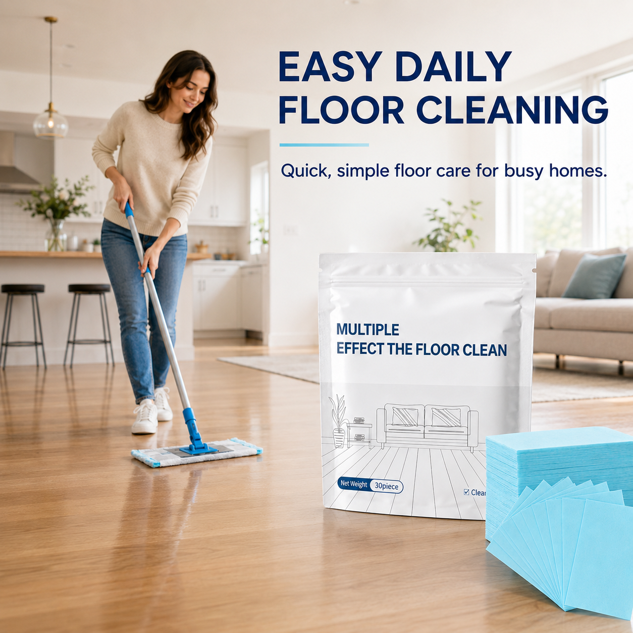 🧹Floor Cleaner—Instant Cleaning, No Residue