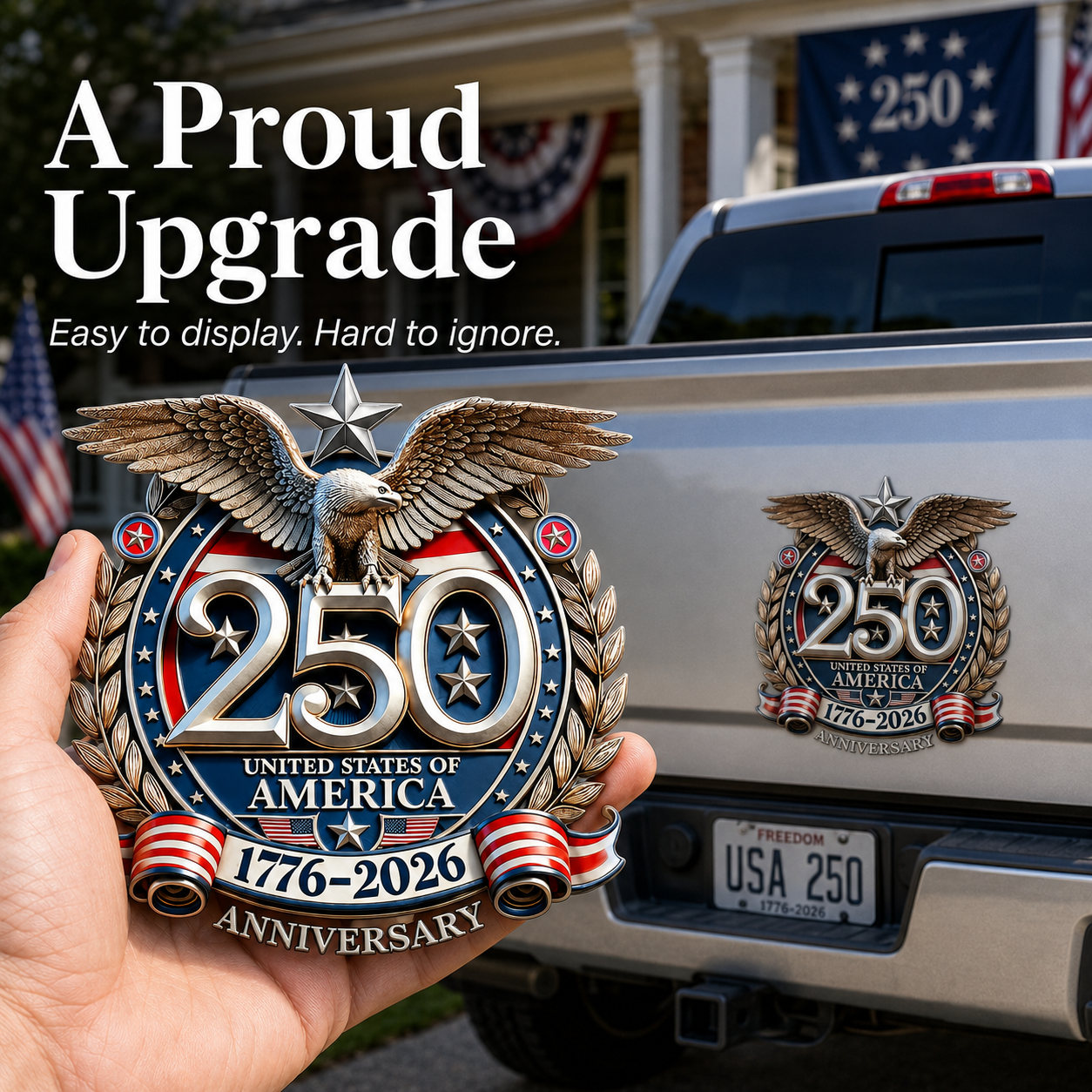 🔥Last Day 50% OFF🔥 - 250th Anniversary USA Eagle Metal Emblem
