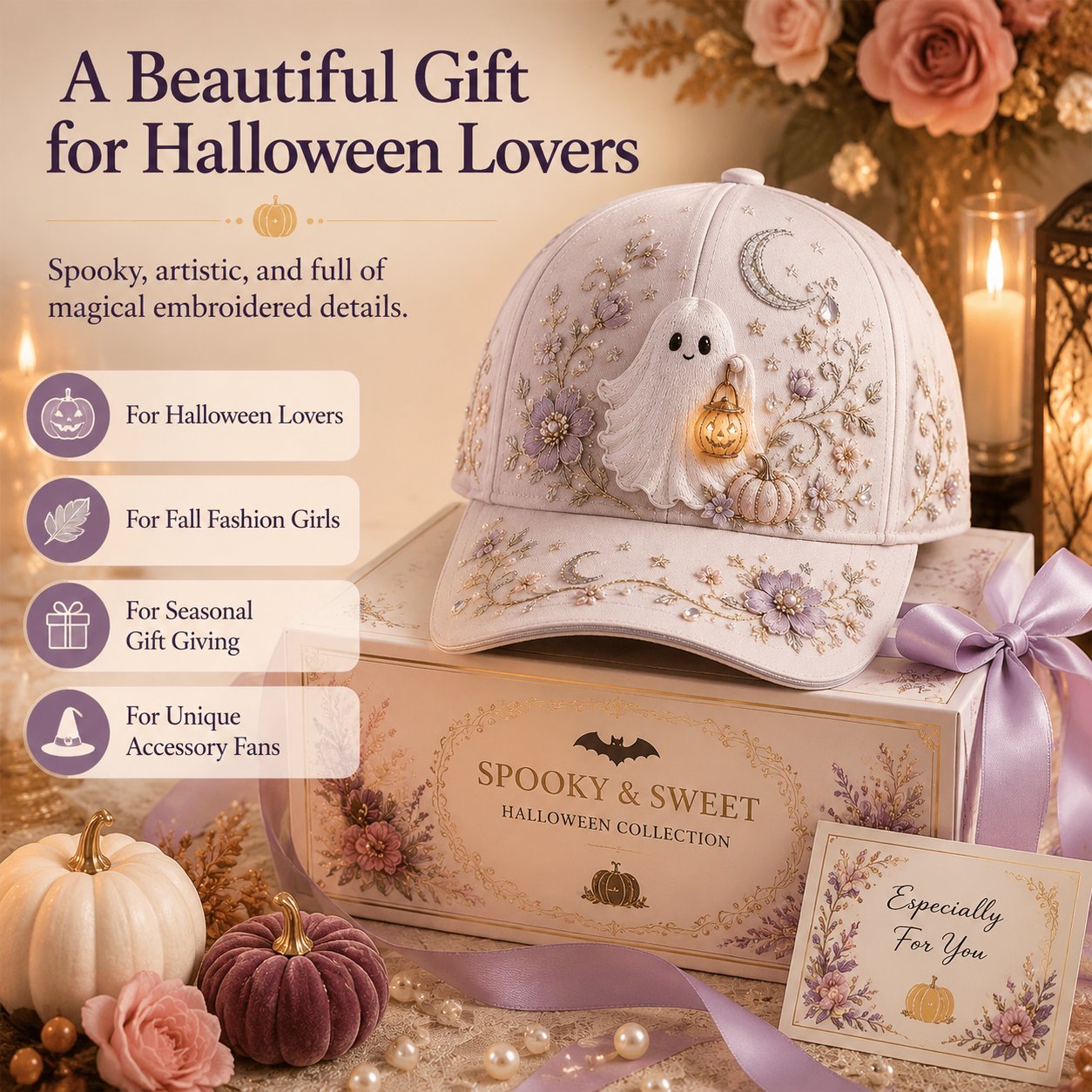 🔥 Limited-time 50% OFF🎃 3D Halloween Embroidery Cap