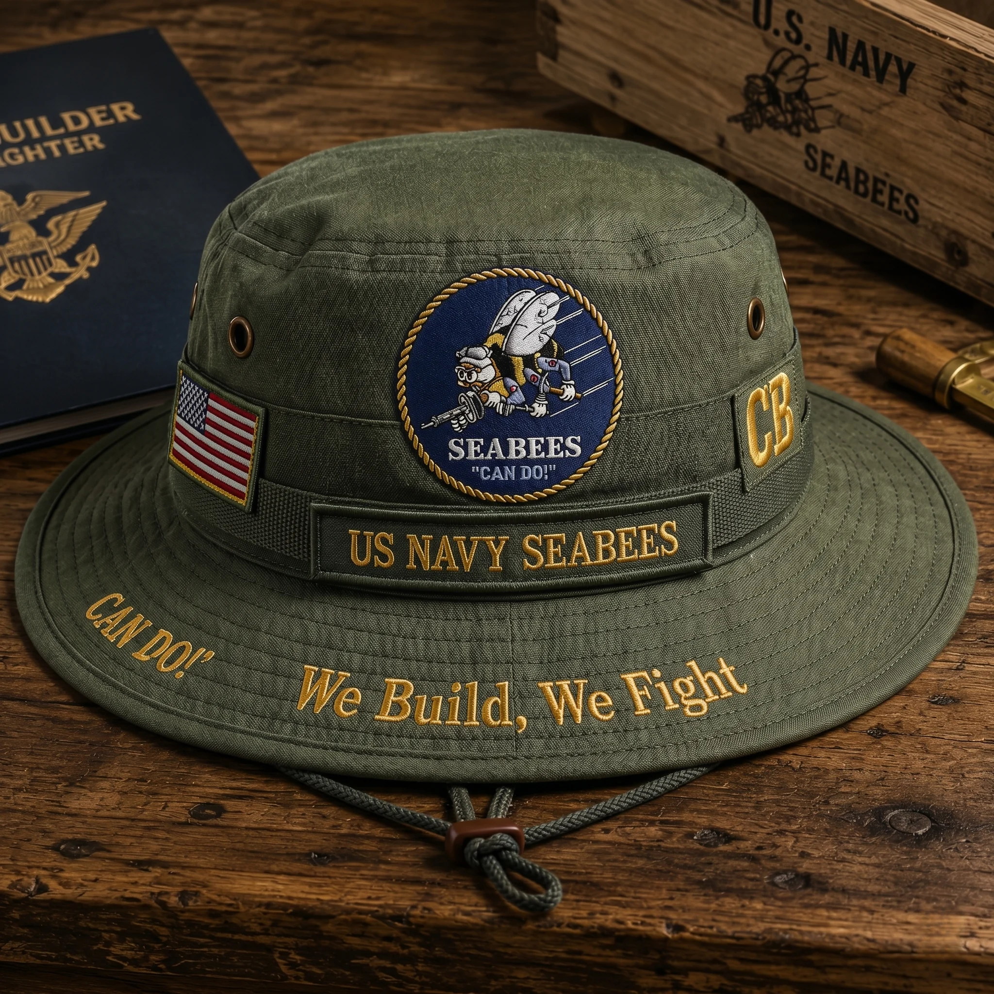 ⚓Last Day Promo: 49% OFF - 🐝U.S. Navy Seabees Bucket hat