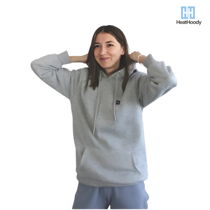 HeatHoody™ – 8 Hours Heated Hoodie - 3 Heat Levels (25–45°C)