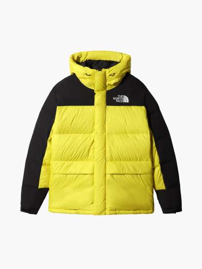 Color Block Down Jacket Yellow / Black