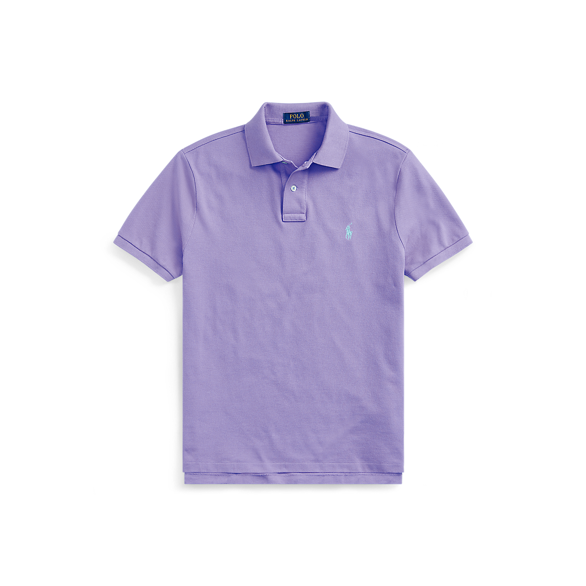 Polo Ralthtph Lauthtren - Custom Fit Mesh Polo - Purple