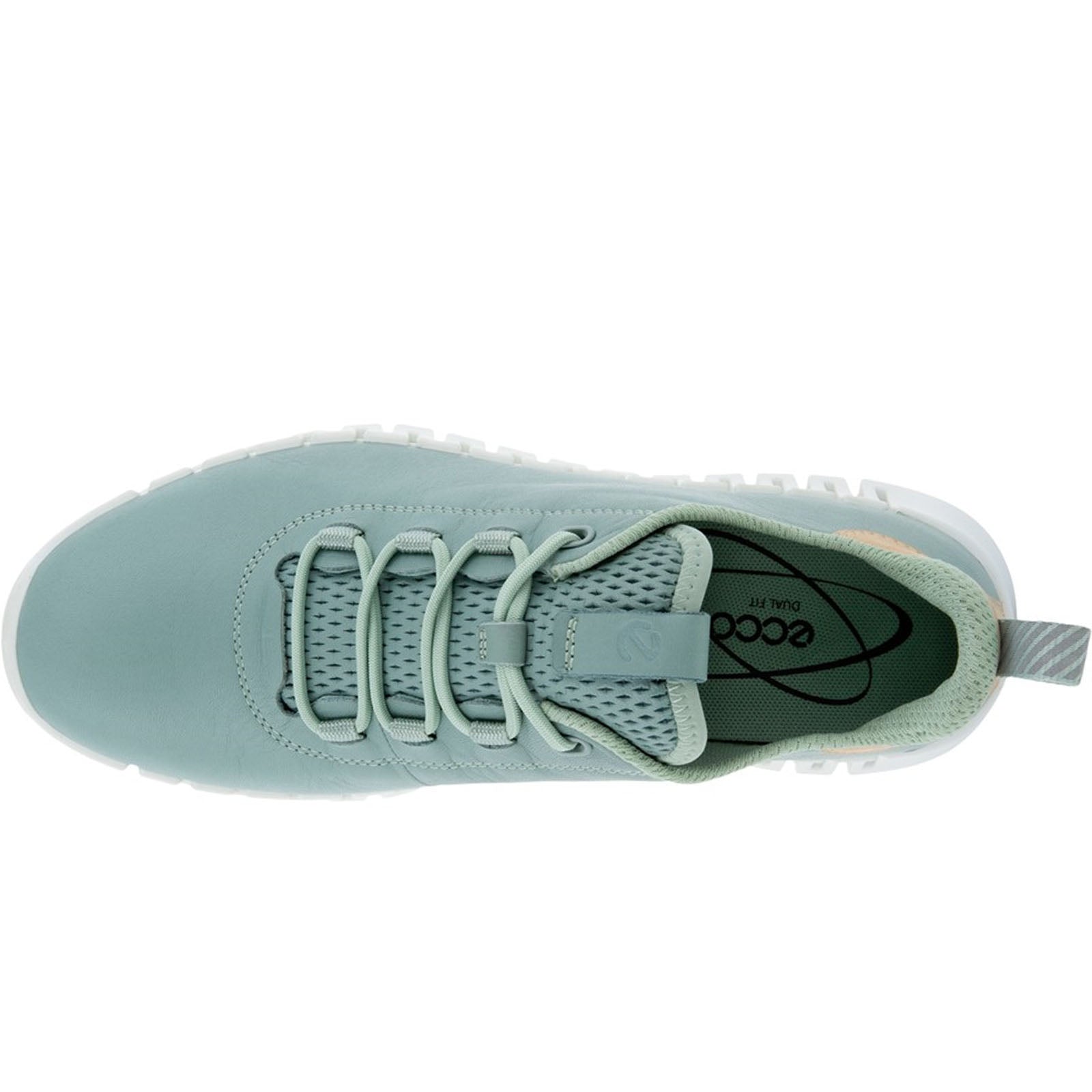 ECthtCO Womens Gruuv Leather Elastic Laces Trainers