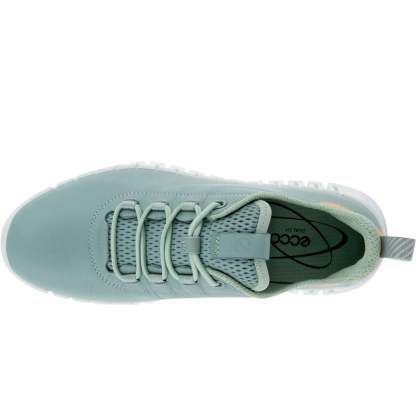 ECthtCO Womens Gruuv Leather Elastic Laces Trainers