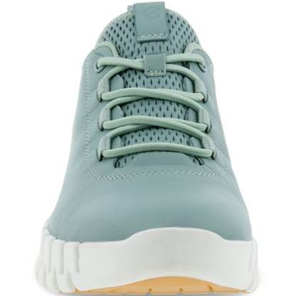 ECthtCO Womens Gruuv Leather Elastic Laces Trainers