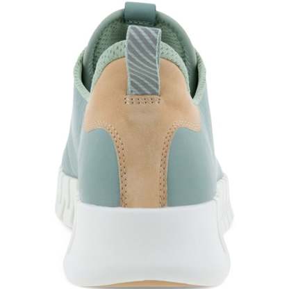 ECthtCO Womens Gruuv Leather Elastic Laces Trainers