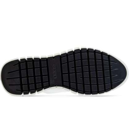 ECthtCO Womens Gruuv Leather Elastic Laces Trainers