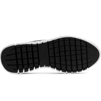 ECthtCO Womens Gruuv Leather Elastic Laces Trainers