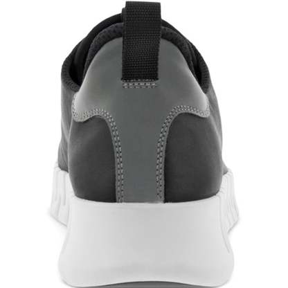 ECthtCO Womens Gruuv Leather Elastic Laces Trainers