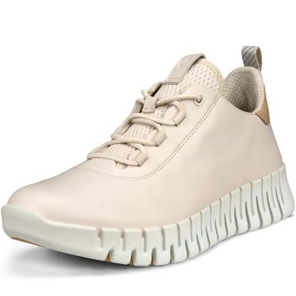 ECthtCO Womens Gruuv Leather Elastic Laces Trainers