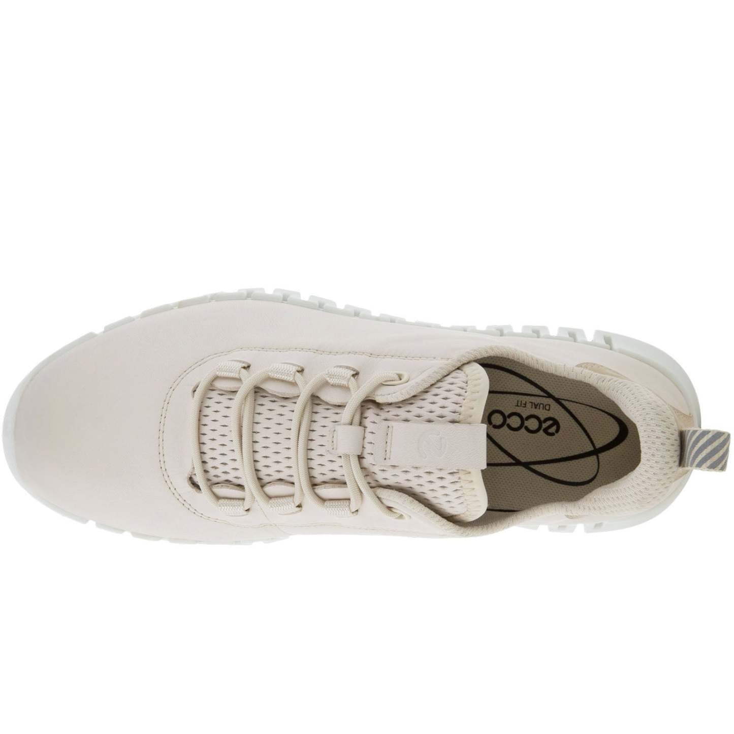 ECthtCO Womens Gruuv Leather Elastic Laces Trainers