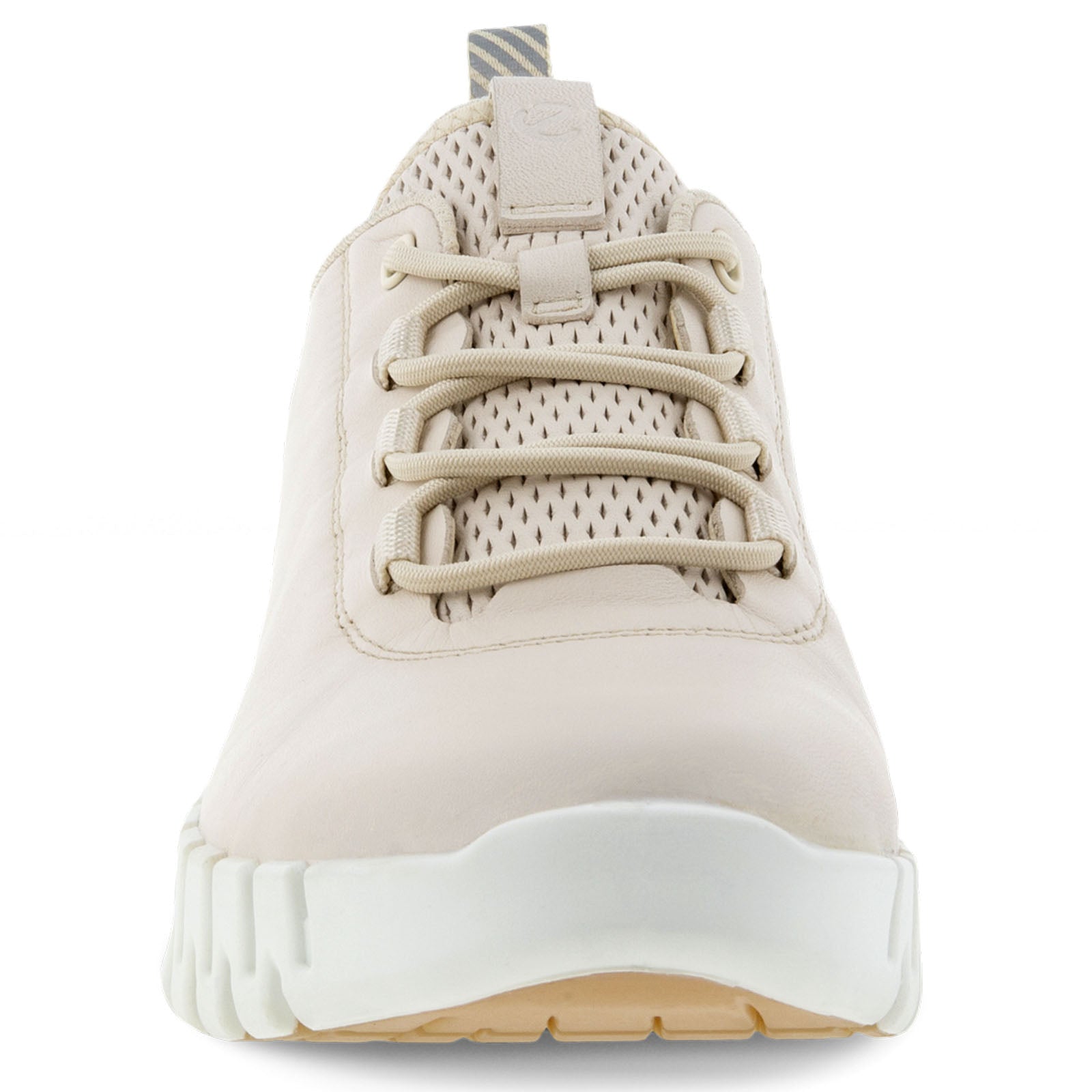 ECthtCO Womens Gruuv Leather Elastic Laces Trainers