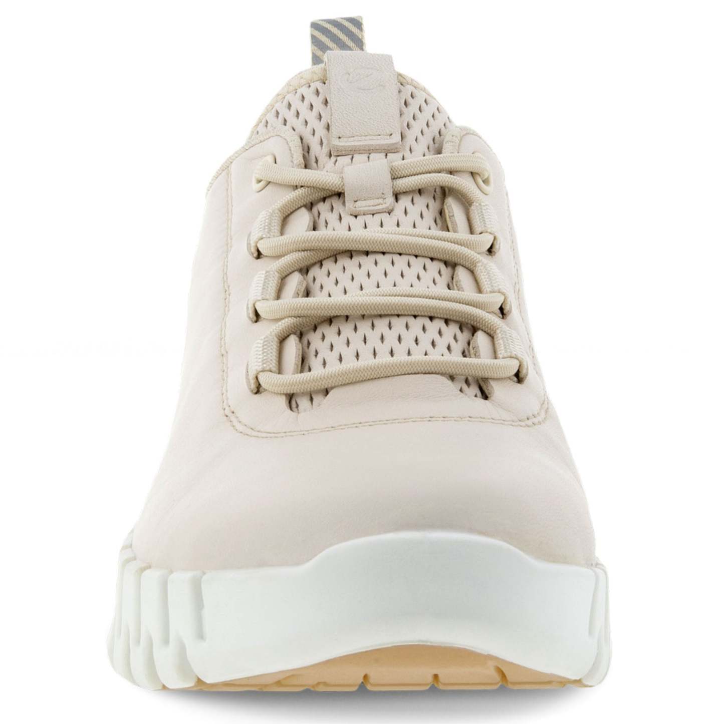 ECthtCO Womens Gruuv Leather Elastic Laces Trainers