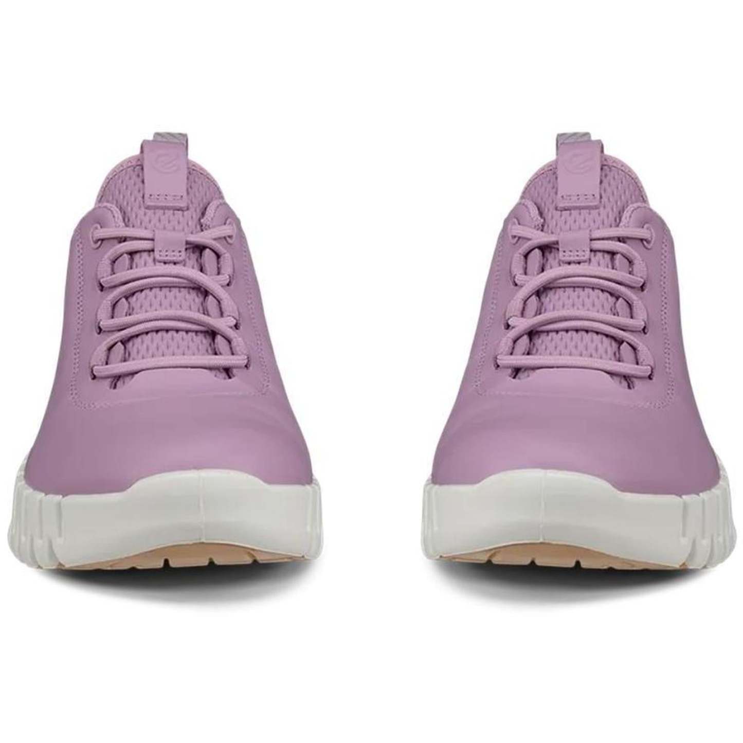 ECthtCO Womens Gruuv Leather Elastic Laces Trainers