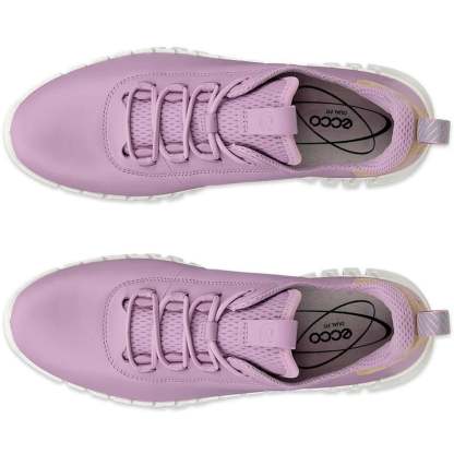 ECthtCO Womens Gruuv Leather Elastic Laces Trainers
