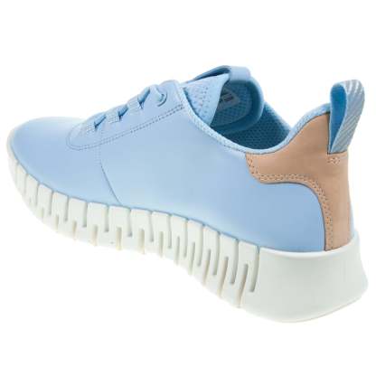 ECthtCO Womens Gruuv Leather Elastic Laces Trainers