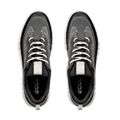 ECthtCO Womens Gruuv Leather & Textile Trainers