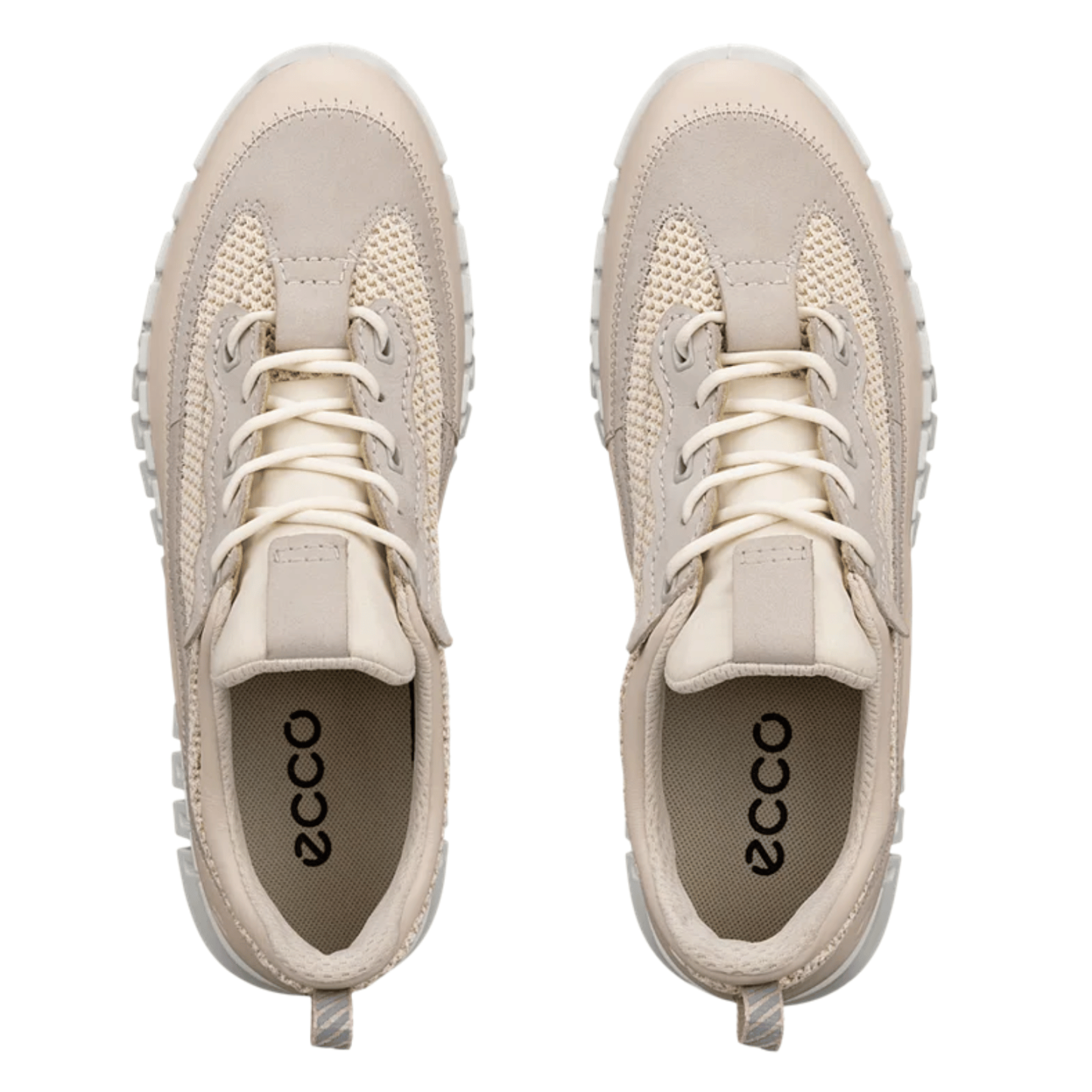 ECthtCO Womens Gruuv Leather & Textile Trainers