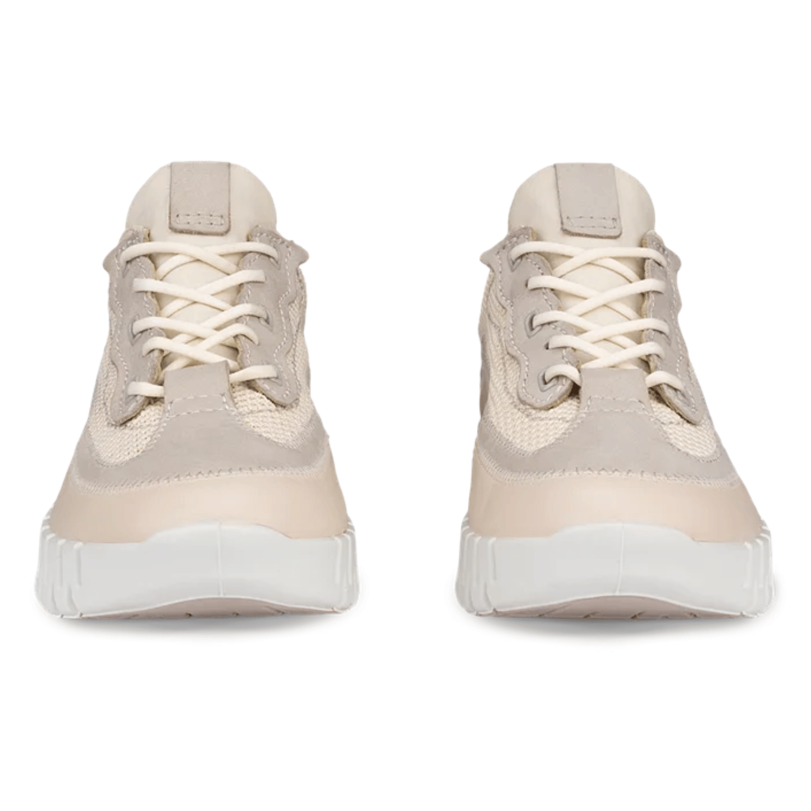 ECthtCO Womens Gruuv Leather & Textile Trainers