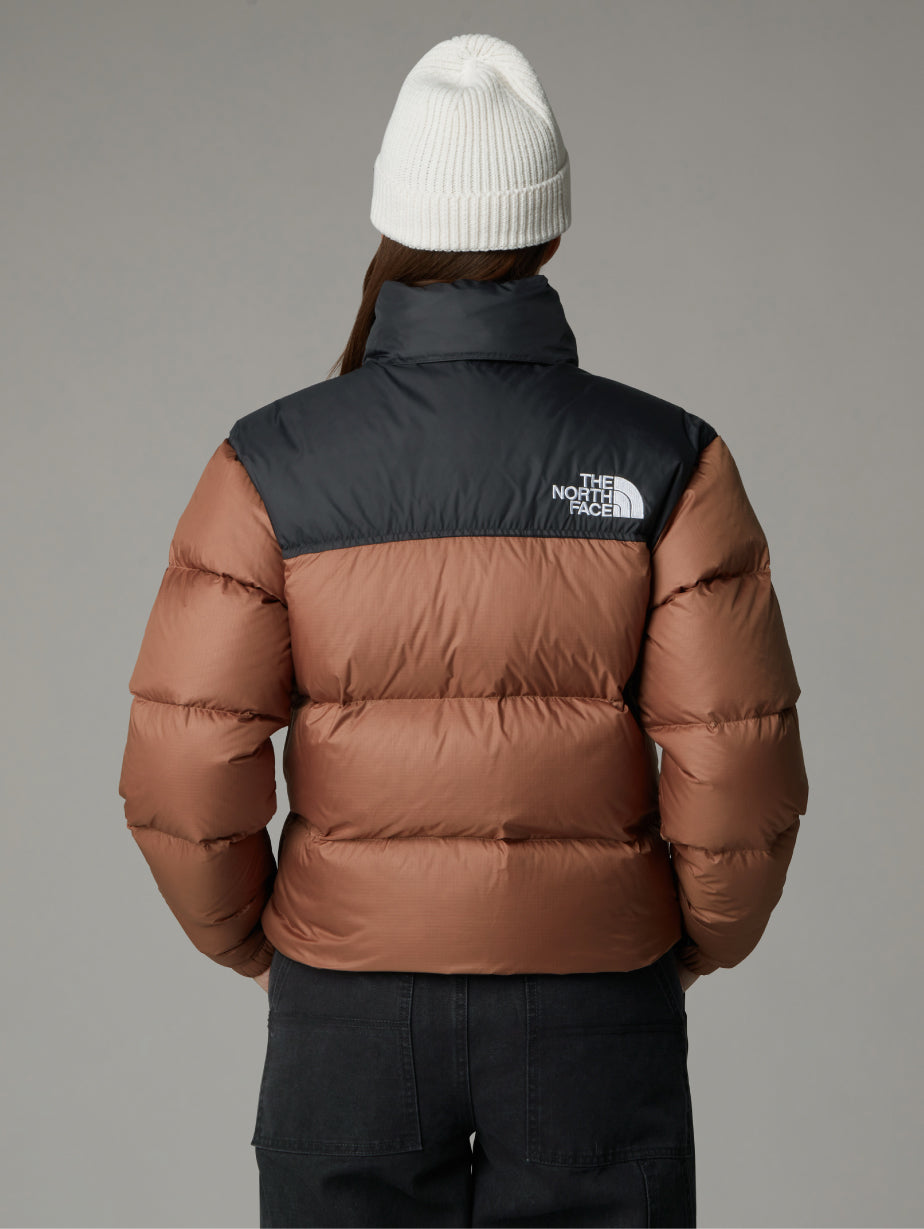 Brown Women's Retro Nuptse Square Jacket
