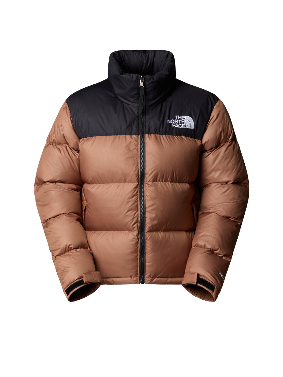 Brown Women's Retro Nuptse Square Jacket