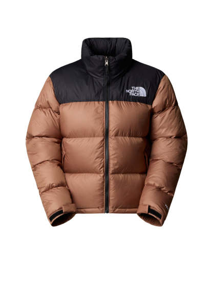 Brown Women's Retro Nuptse Square Jacket