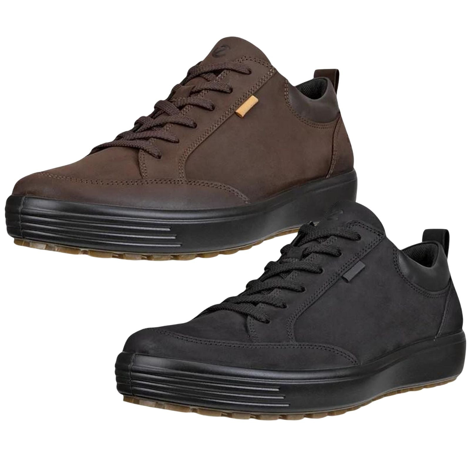Ecco Mens Soft 7 Tred Warm Nubuck Waterproof Shoes