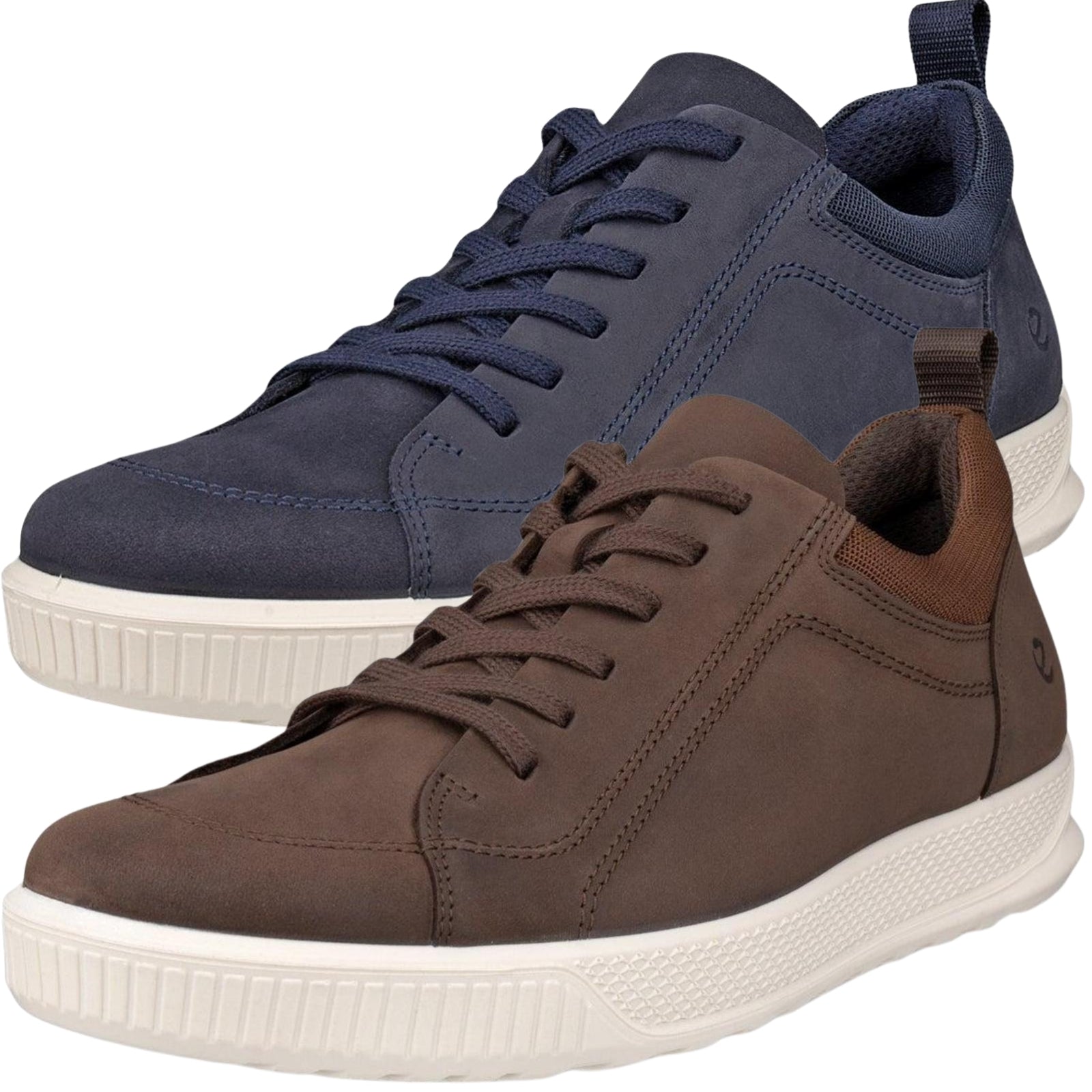 ECthtCO Mens Byway Nubuck Leather Trainers
