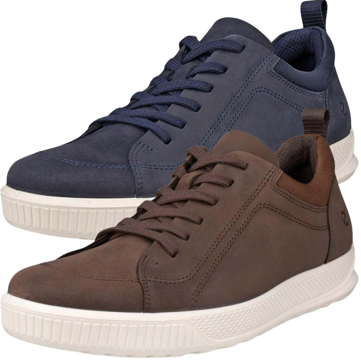 ECthtCO Mens Byway Nubuck Leather Trainers
