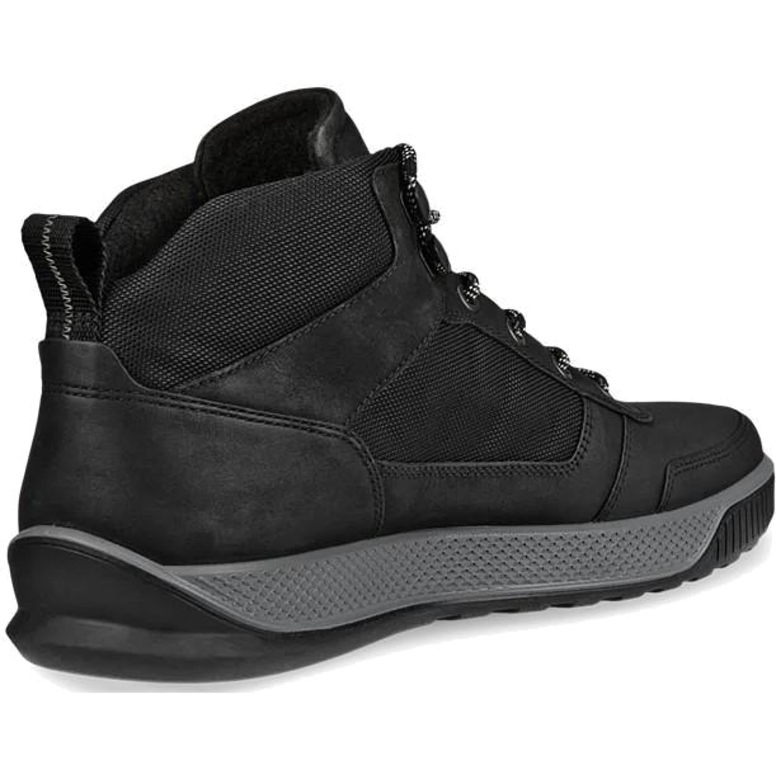 Ecco Mens Byway Tred Wool Lined Nubuck  Ankle Boots