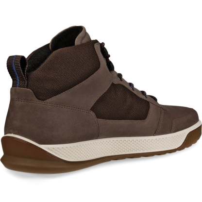 Ecco Mens Byway Tred Wool Lined Nubuck  Ankle Boots