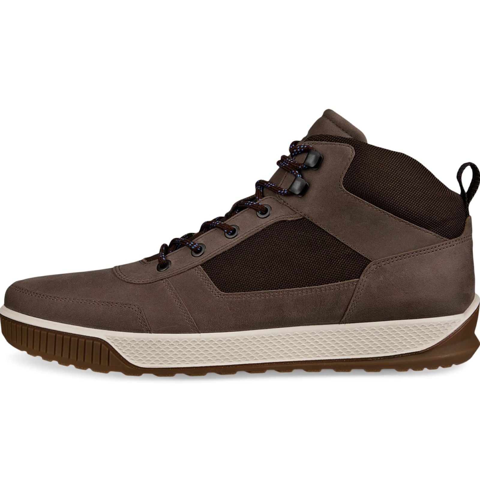 Ecco Mens Byway Tred Wool Lined Nubuck  Ankle Boots