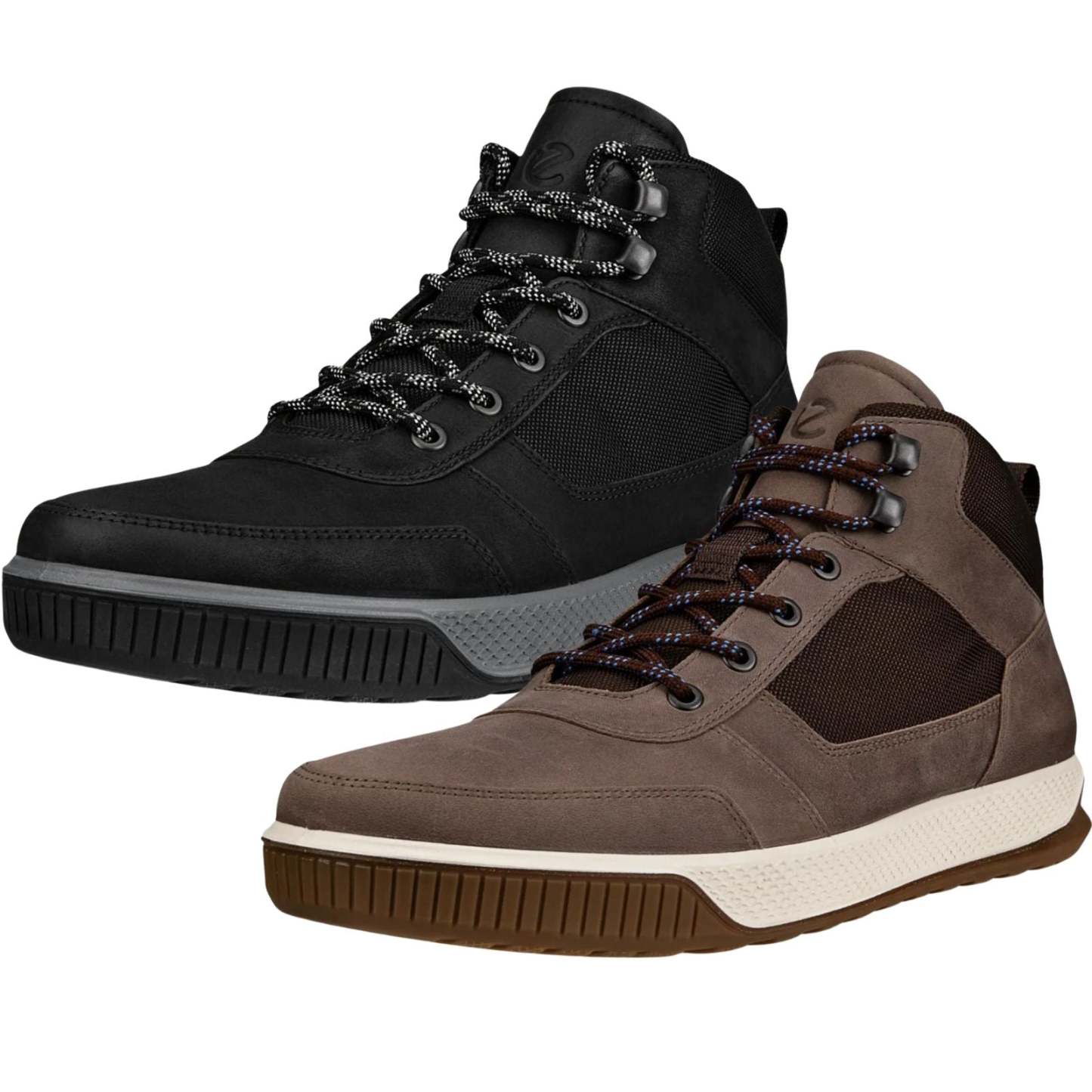 Ecco Mens Byway Tred Wool Lined Nubuck  Ankle Boots