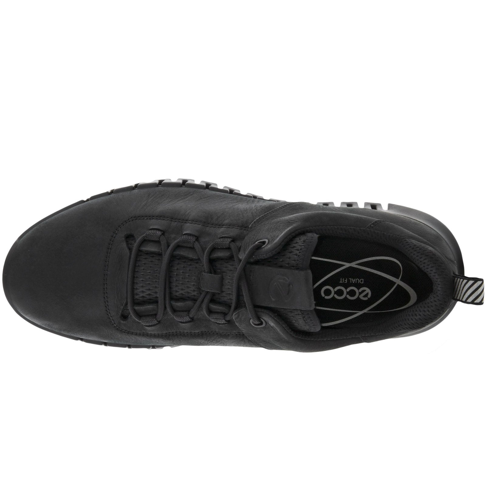 ECthtCO Mens Gruuv Leather Elastic Laces Trainers