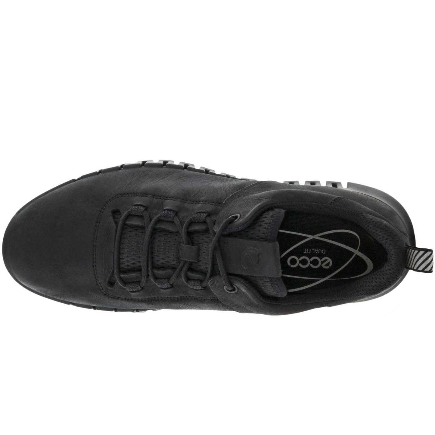 ECthtCO Mens Gruuv Leather Elastic Laces Trainers