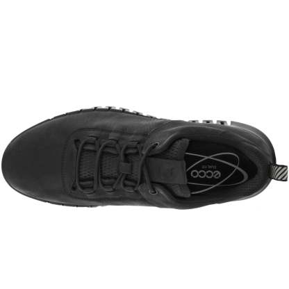 ECthtCO Mens Gruuv Leather Elastic Laces Trainers