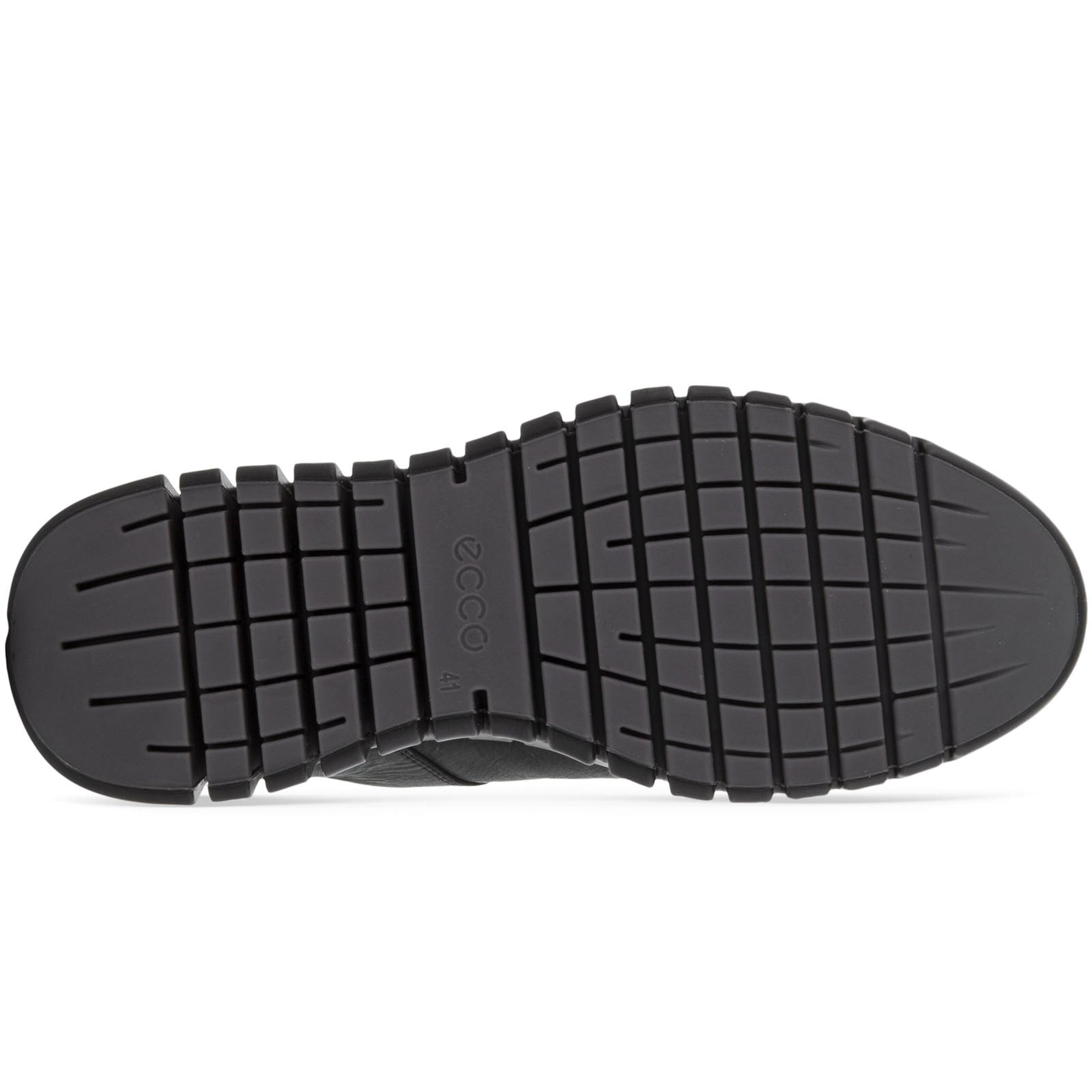 ECthtCO Mens Gruuv Leather Elastic Laces Trainers