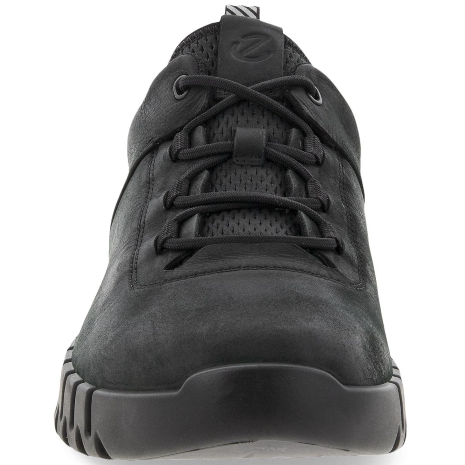 ECthtCO Mens Gruuv Leather Elastic Laces Trainers