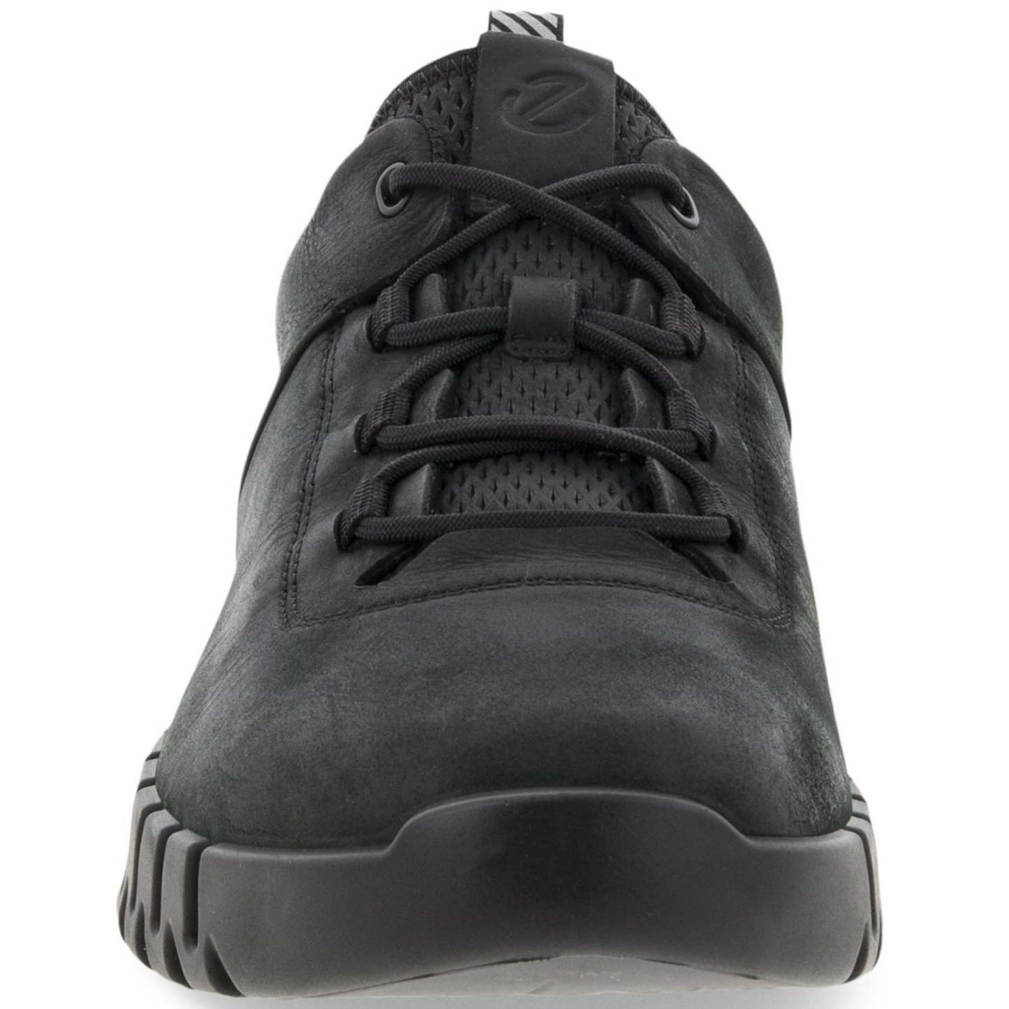 ECthtCO Mens Gruuv Leather Elastic Laces Trainers