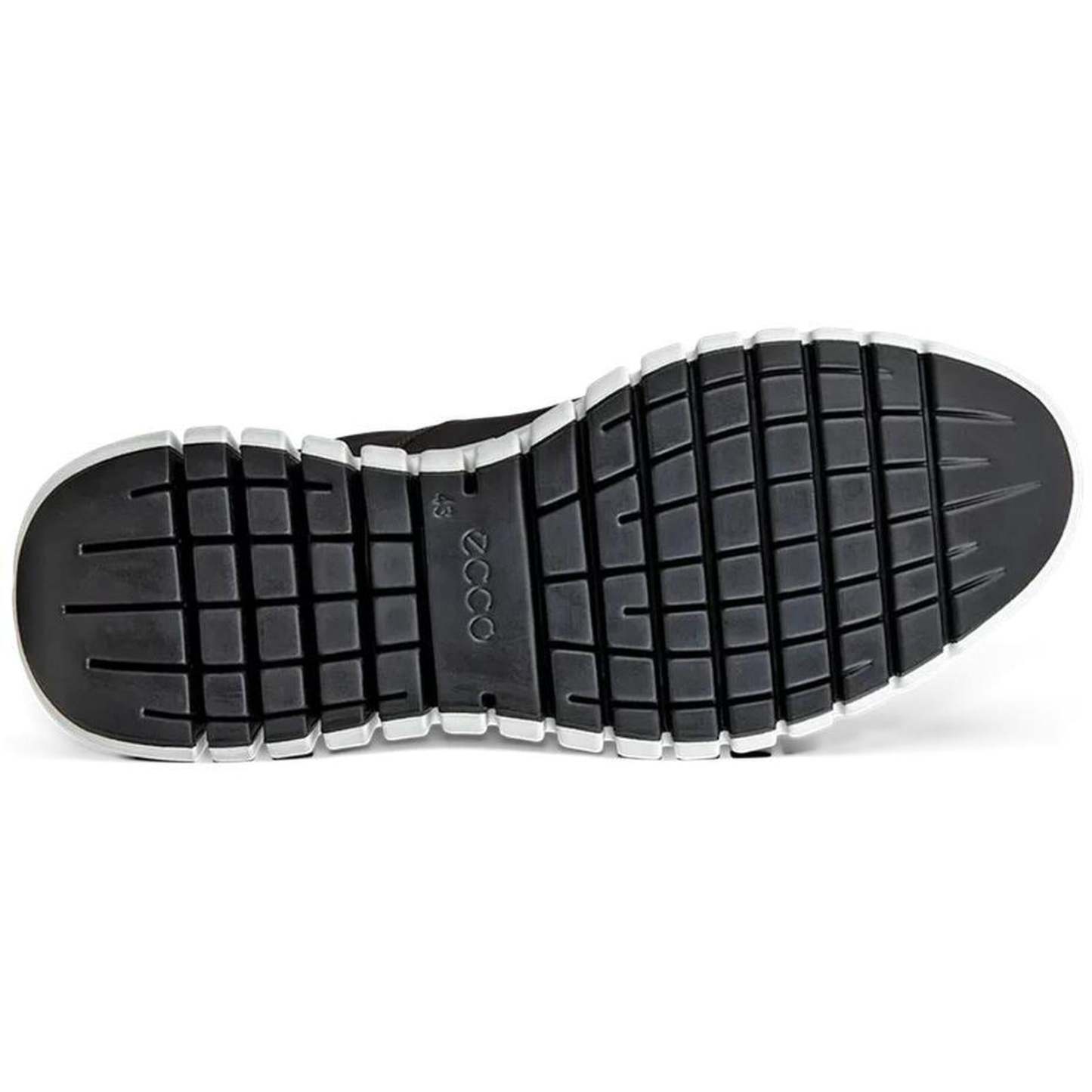 ECthtCO Mens Gruuv Leather Elastic Laces Trainers