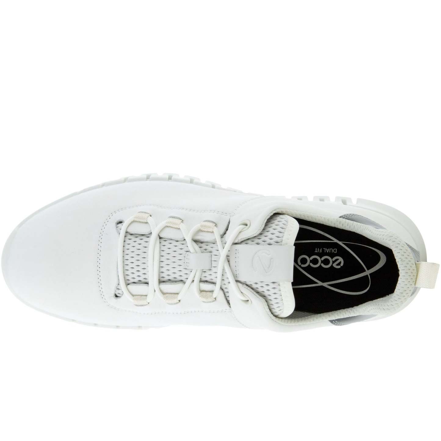 ECthtCO Mens Gruuv Leather Elastic Laces Trainers
