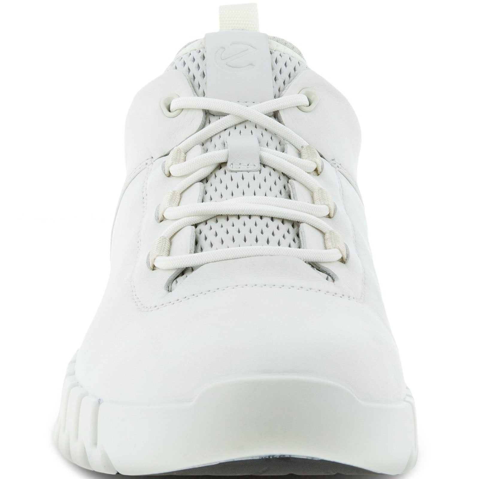 ECthtCO Mens Gruuv Leather Elastic Laces Trainers