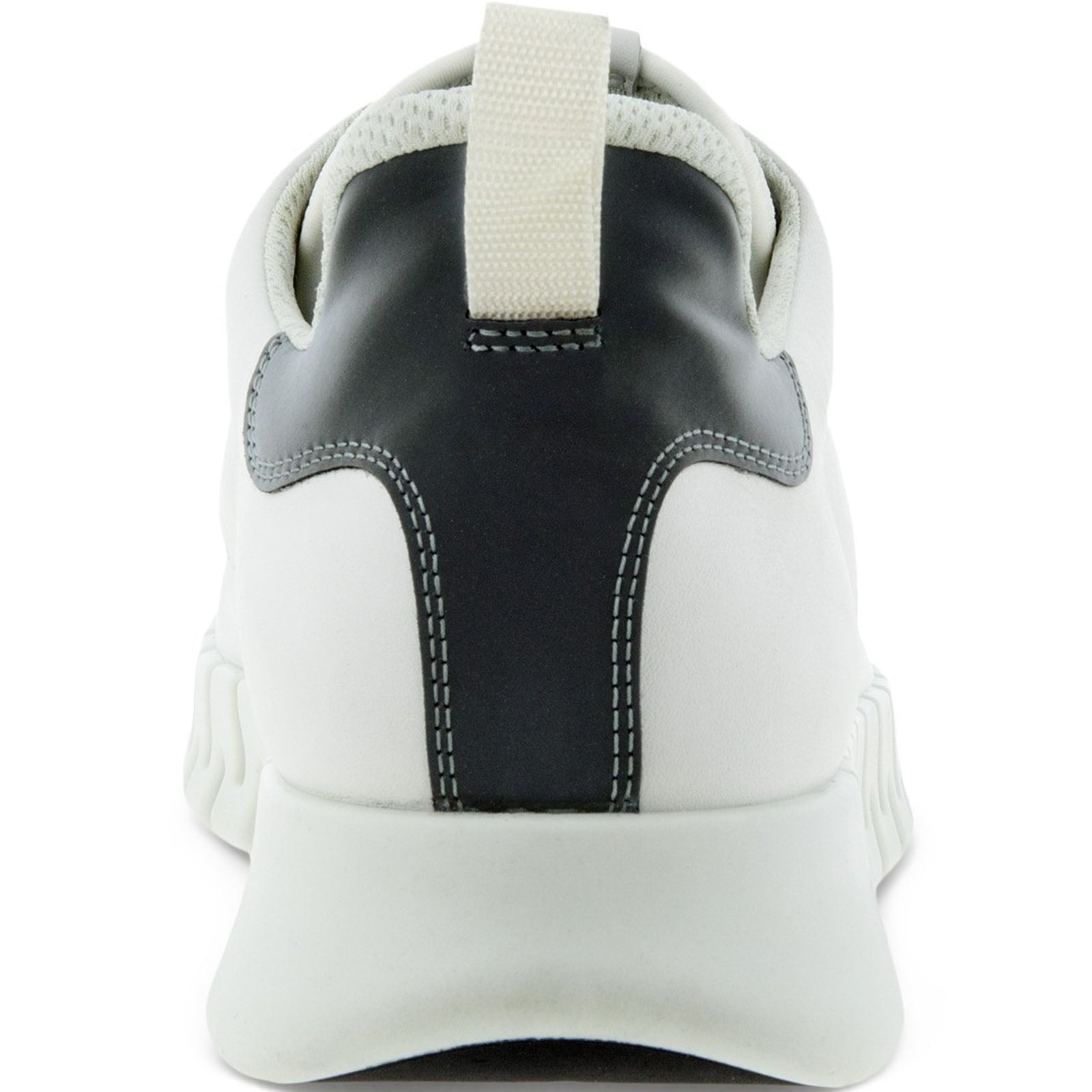 ECthtCO Mens Gruuv Leather Elastic Laces Trainers