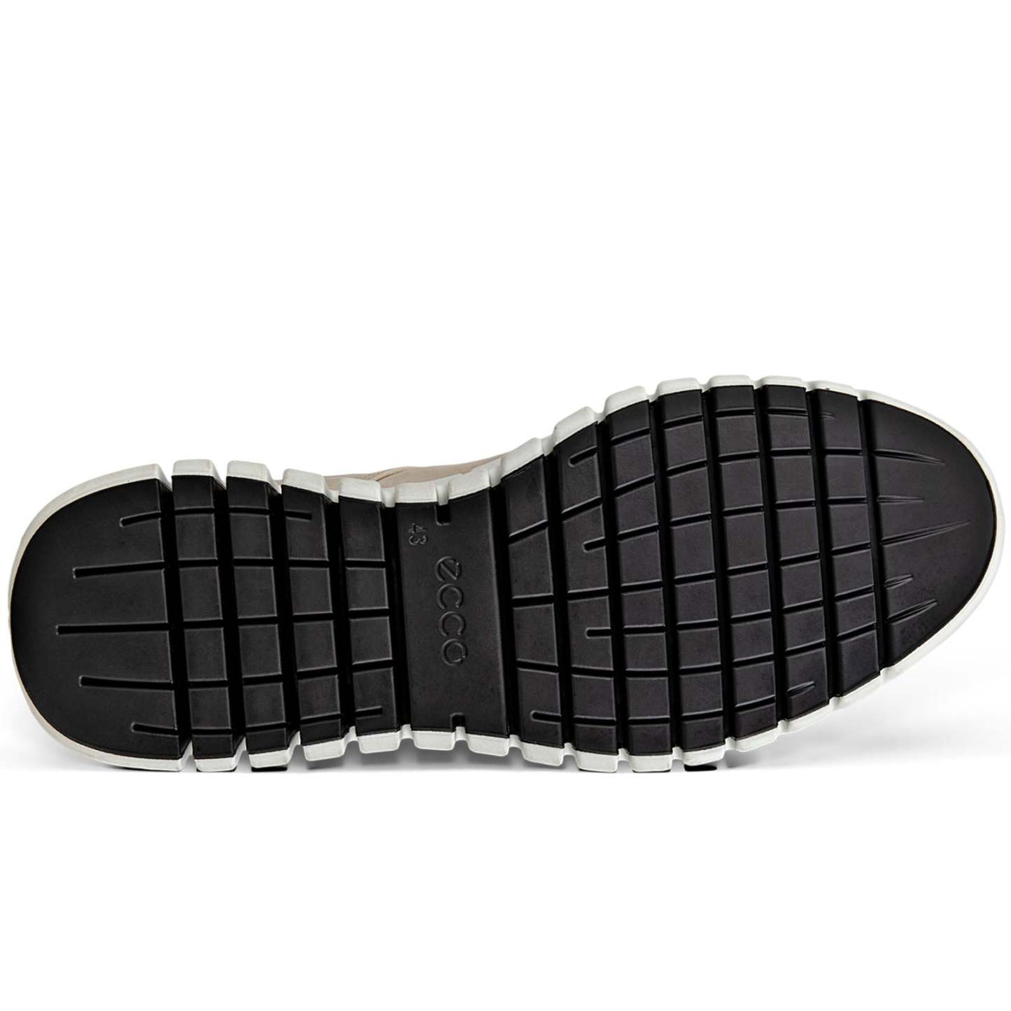 ECthtCO Mens Gruuv Leather Elastic Laces Trainers