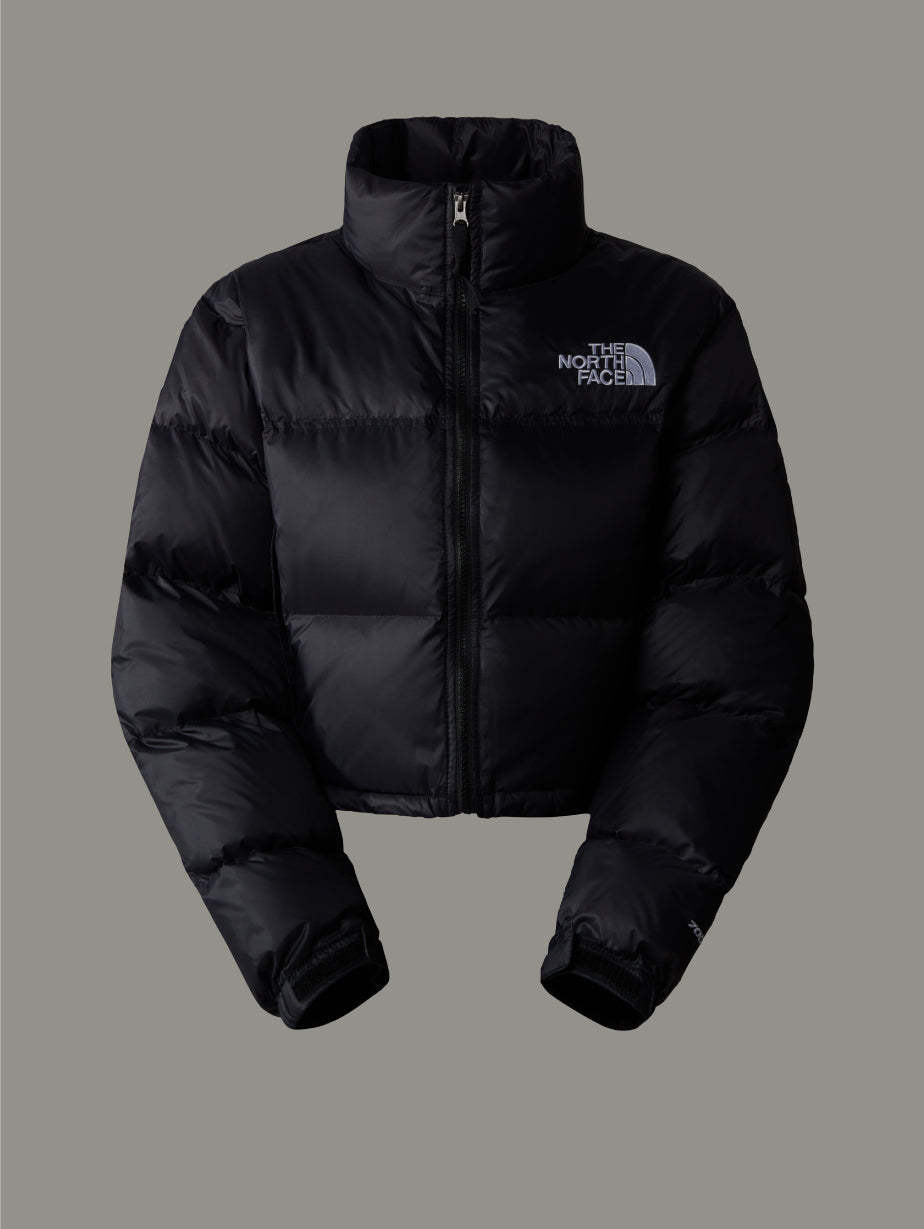 Nuptse Cropped Jacket Black