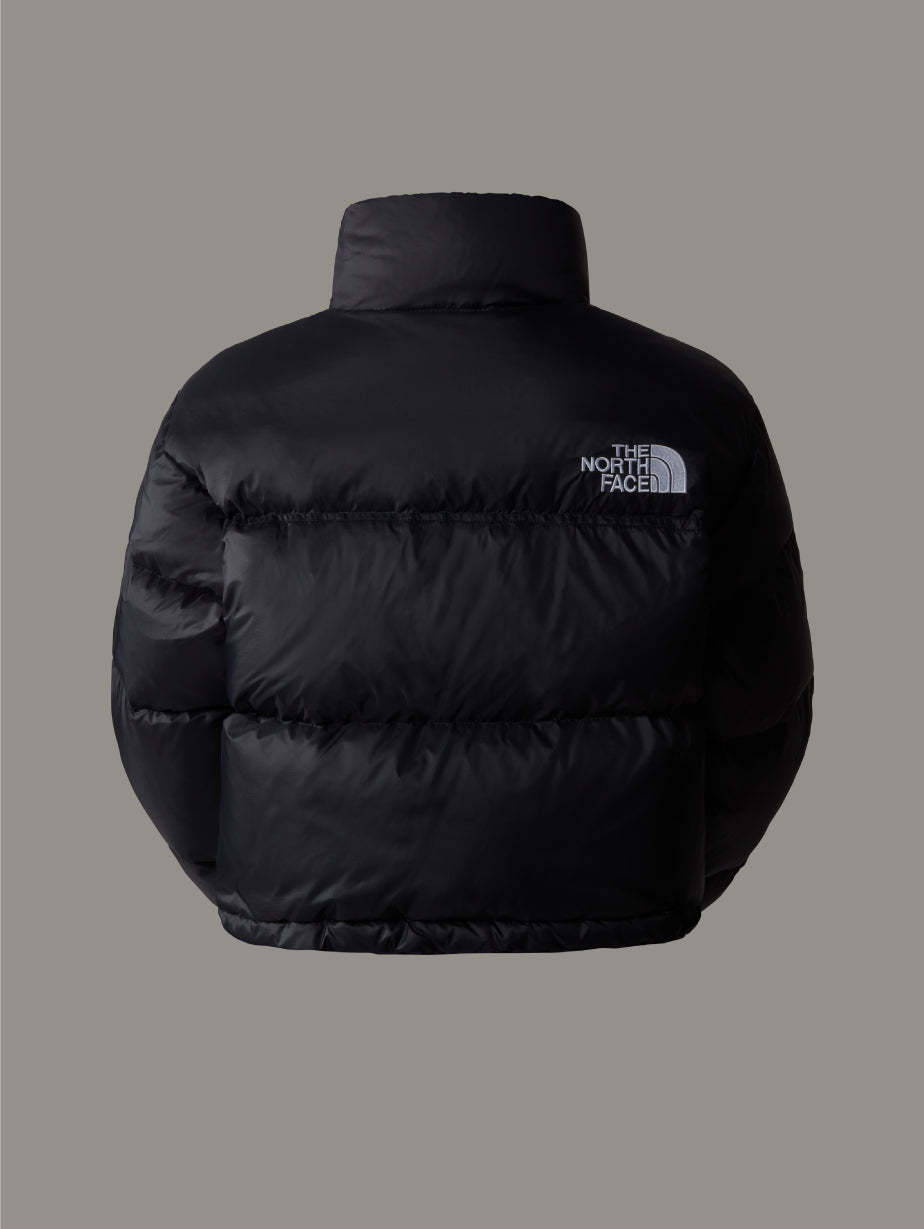 Nuptse Cropped Jacket Black