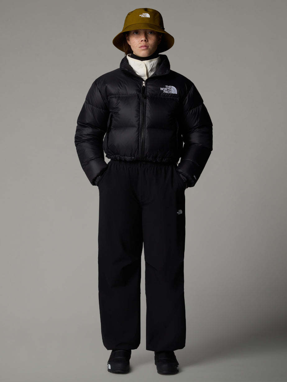 Nuptse Cropped Jacket Black