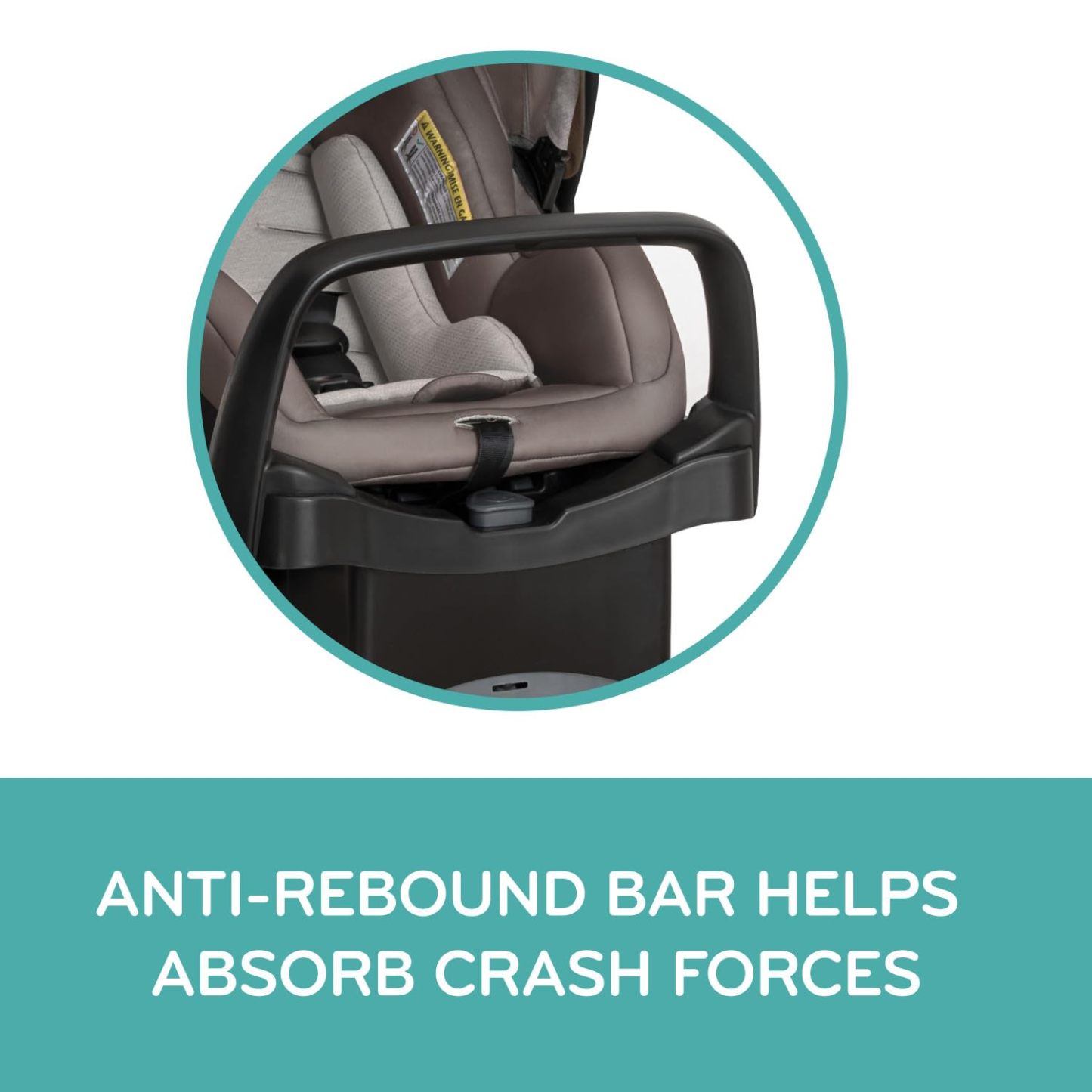 Evenflo Pivot Modular Travel System with LiteMax Infant Car Seat with Anti-Rebound Bar (Casual Gray)